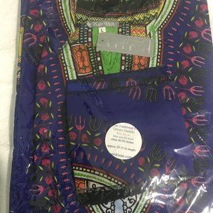 African Unisex Traditional Dashiki Large (see sizing  chart)